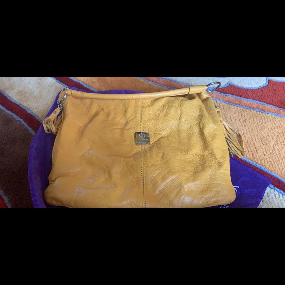 yellow leather I Medici Bag